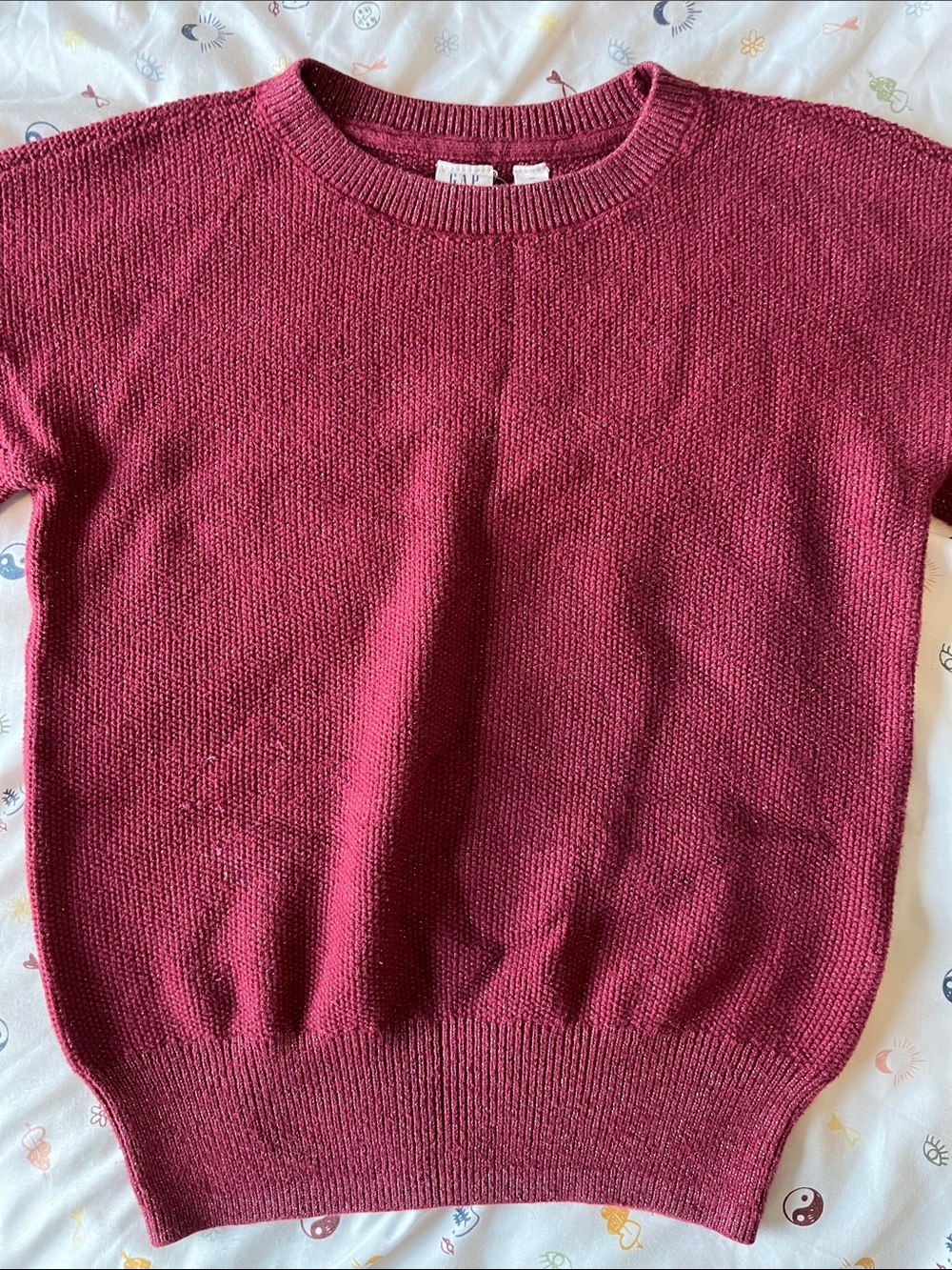 Gap Girl's Fine Knit Short Sleeve Crewneck Sweater Size‎ Medium 8